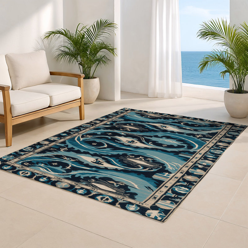 Tapis turc intérieur et extérieur gris, Rectangulaire 2 pi x 3 pi