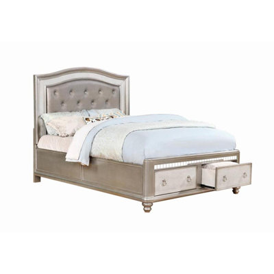 Upholstered Platform Storage Bed