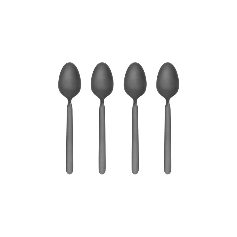 STELLA Stainless Steel Coffee Spoon, Matte Black