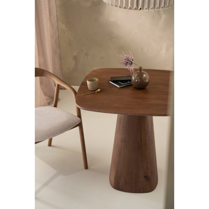 Aron Square Solid Wood Dining Table
