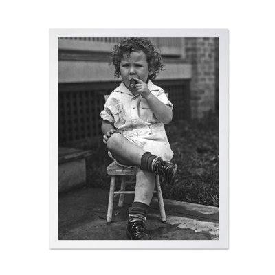 Young Boy Smoking Cigar