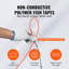 Fish Tape, 100-foot, 1/4-inch, PET Wire Puller with Optimized Housing and Handle, Easy-to-Use Cable Puller Tool, Flexible Wire Fishing Tools for Walls and Electrical Conduit, Non-Conductive