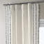 Contemporary Stripe Cotton Stripe Bordered Curtains - Single Panel-218904491