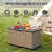 46" W X 24" H -110 Gallon Outdoor Waterproof Plastic(HDPE) Storage Deck Box With Wheels,Coffee-127944184