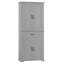 Armoire de rangement de salle de bain avec portes et tiroir, plusieurs espaces de rangement, tablette réglable-704969159