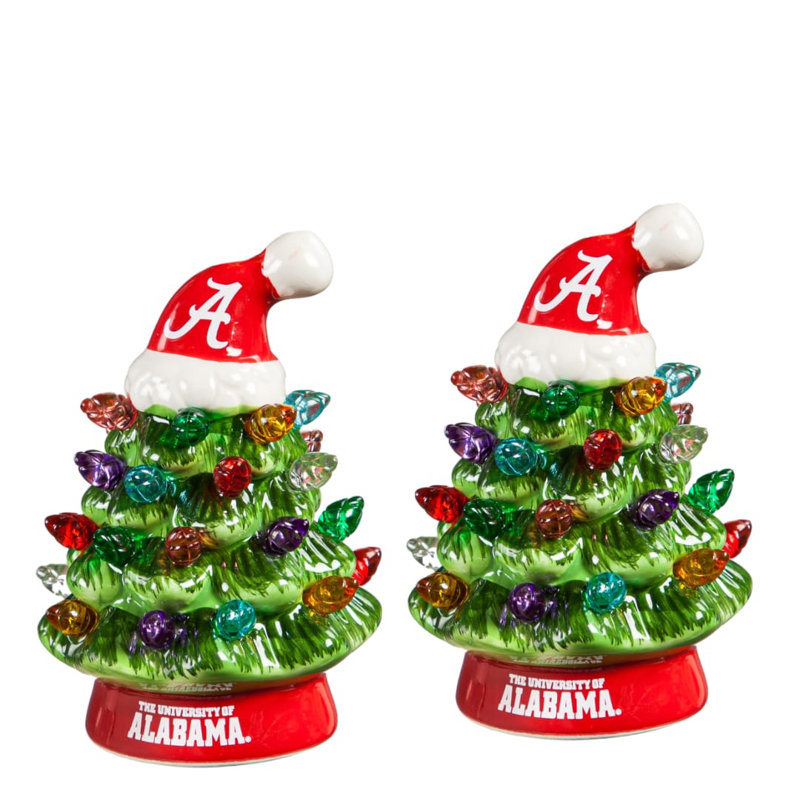 Mini arbre de Noël de table 4 po à DEL, Université de l'Alabama