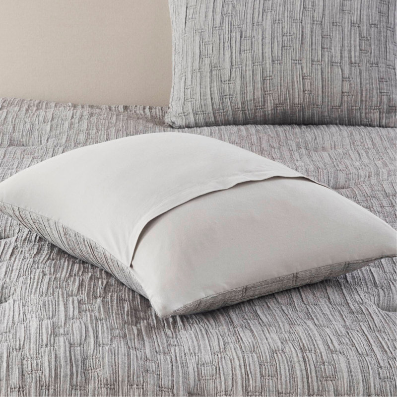 3 Pc solid soft bedding set modern style/100% cotton all season sheets-Charcoal sateen weave bed-sheets