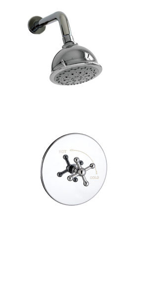 Thermostatic Shower Faucet, Polished Chrome