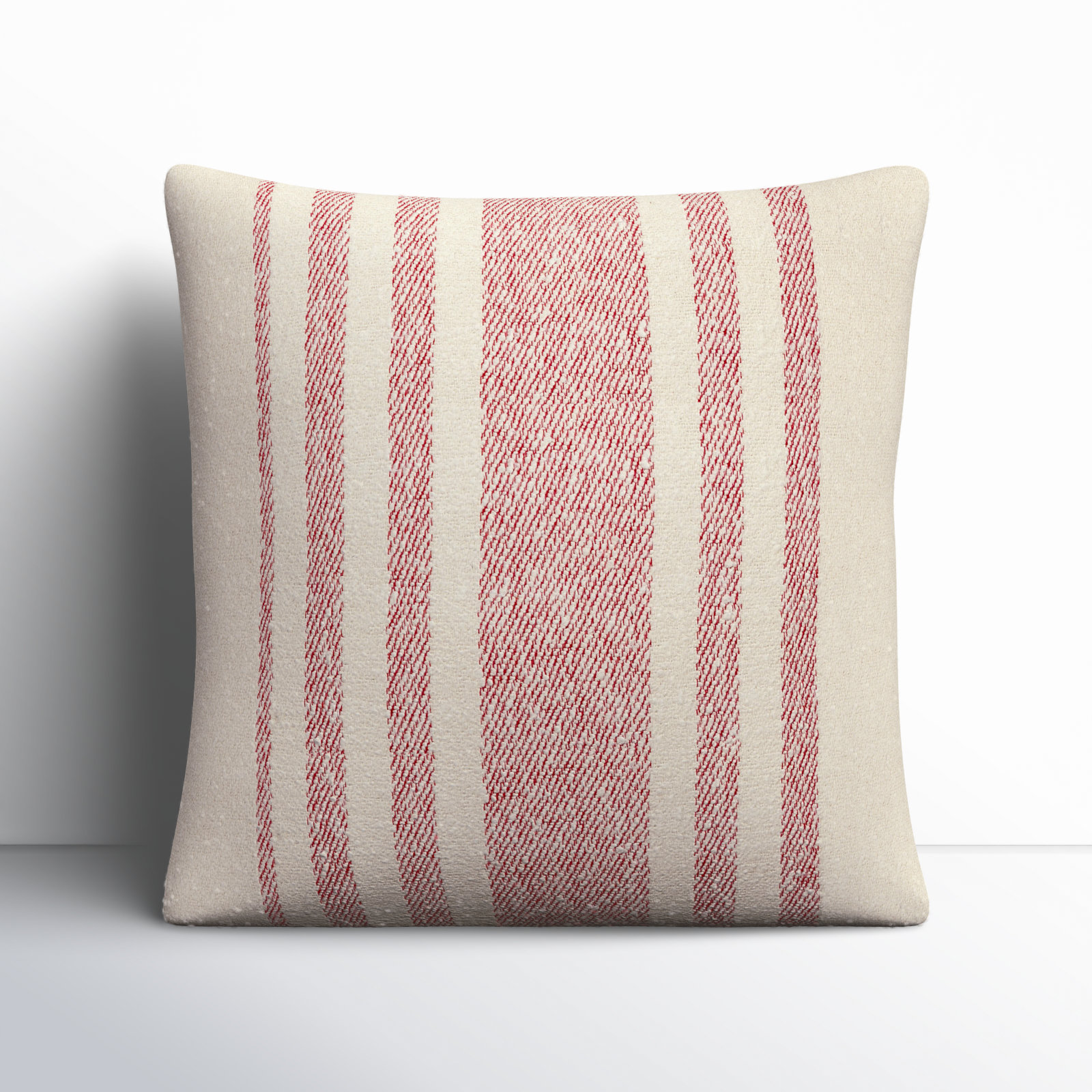 Sorden Cotton Pillow Cover, Coral, Polyester/Polyfill, 18" x 18"
