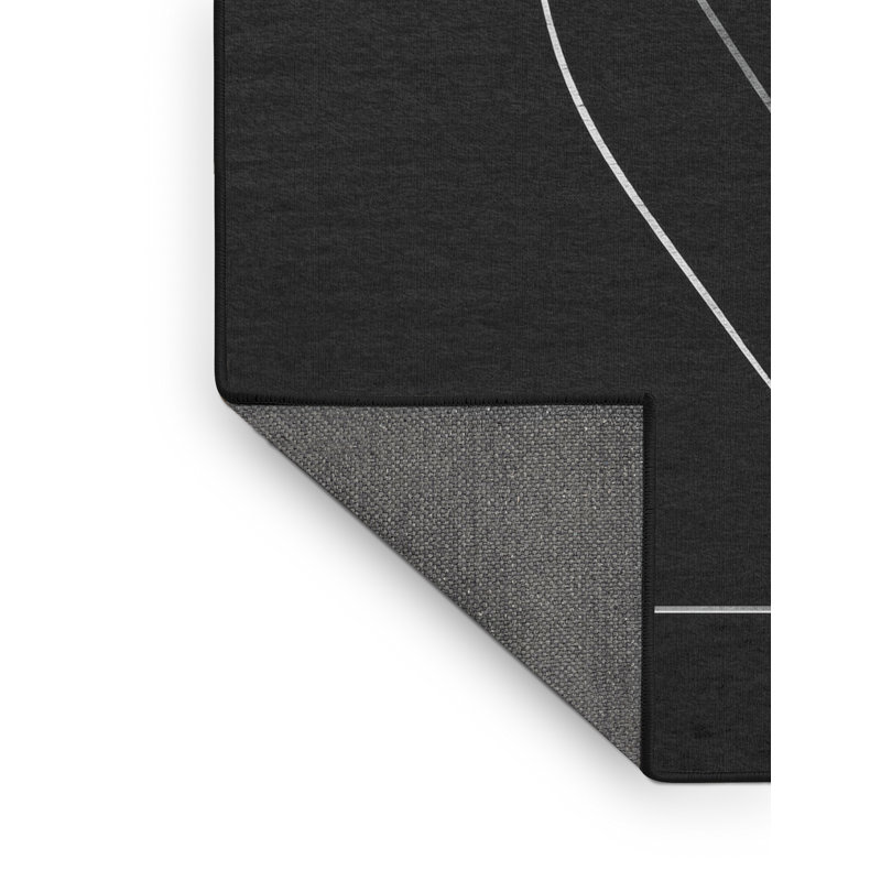 Tapis gris doux et moelleux de couleur unie Soft, 7 x 9