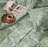 4PCS King/Cal King Velvet Duvet Cover Set with Throw Pillow