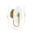 Flower-Shaped Dimmable Modern Alabaster Shade LED Wall Flush Mounted Sconce Light for Hallway Bedroom