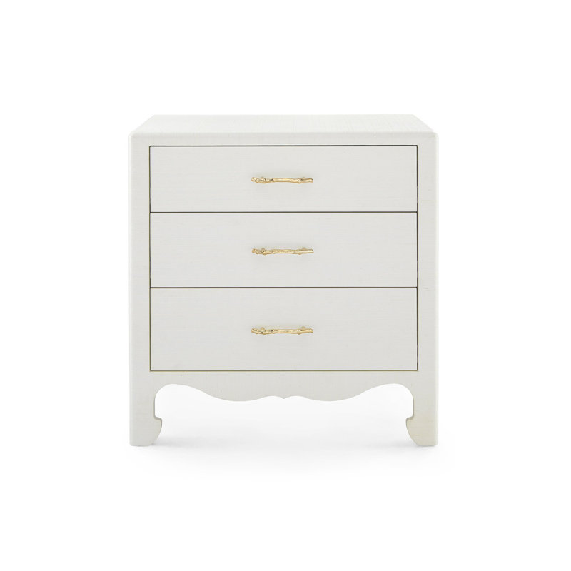 Gianna 3-Drawer End Table, Spring Green