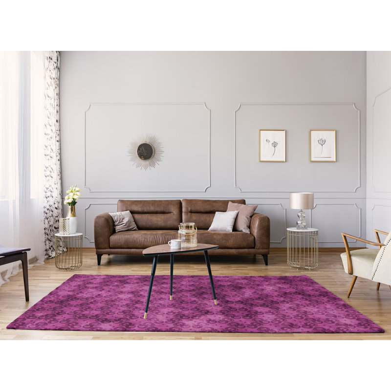 Tapis rose serpents, Rectangle 9 pi x 12 pi