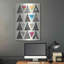 Brayden Studio® «Triangles» par Courtney Prahl, art mural en métal