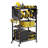 4-tier Tool Organizer Cart on Wheels 150 lbs Garage Cart for Workshop