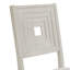 Ensemble de salle à manger Rhiannon 7 pièces, hauteur standard, blanc antique : table, quatre chaises et deux fauteuils.