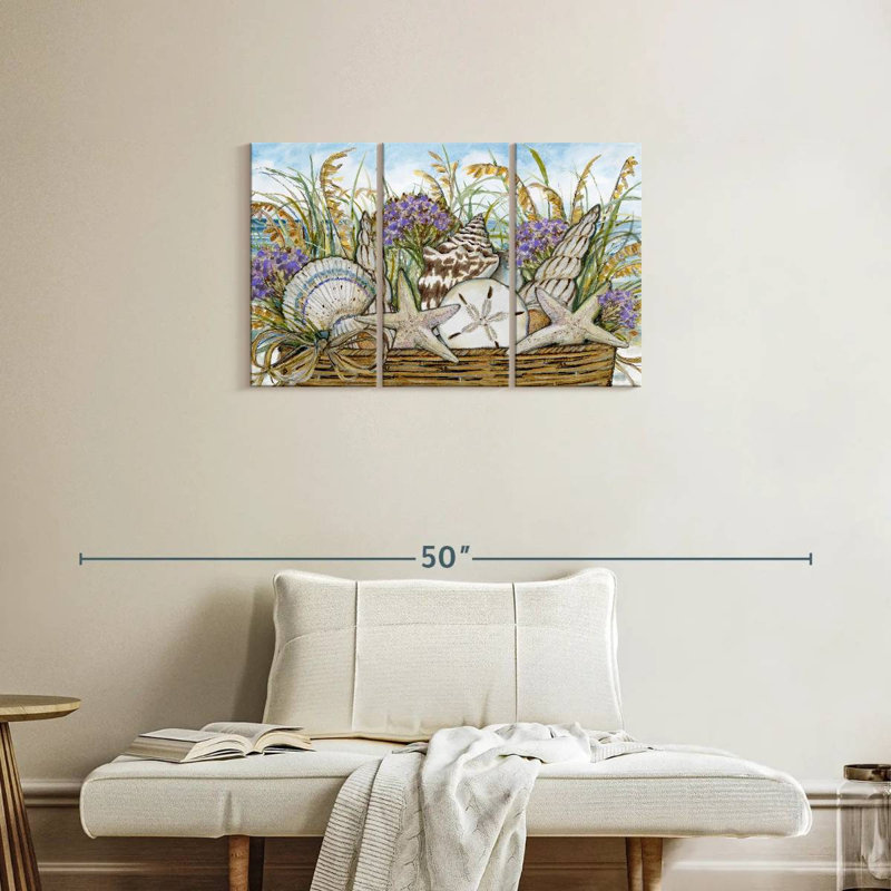 Aletra Shell Basket, 20" H x 33" W