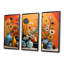 «Orange Boho Pottery Expressions II», art mural Boho-1840750665-1840750667