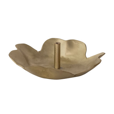 Brass Flower-Shaped Incense Holder