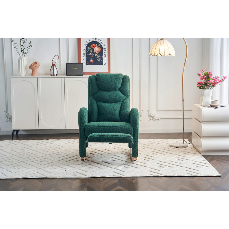 Chaise berçante Teddy, Vert