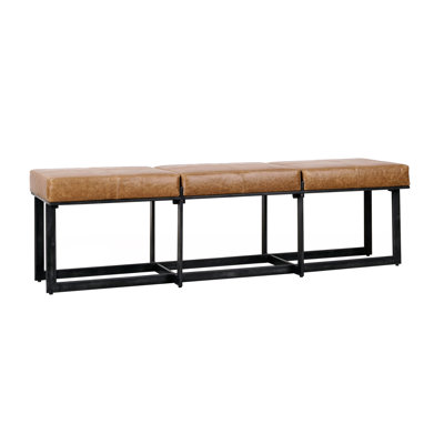 Banc en cuir Calvin