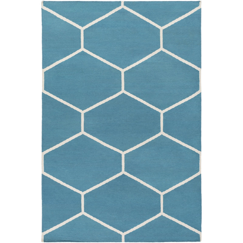 Kaycee Cotton Geometric Indoor Rug, Rectangle 5' x 7'6"
