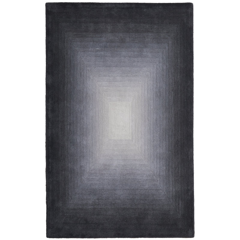 Keimya Modern Abstract Area Rug, Rectangle 2' x 3'