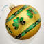 Holiday Heirlooms Emerald Shamrock Bauble