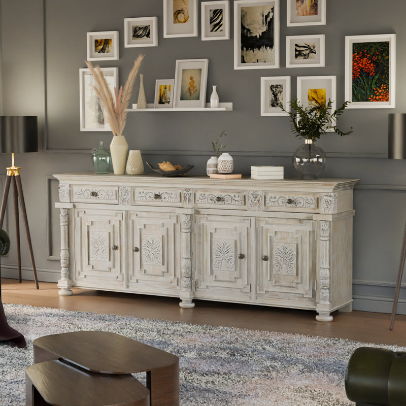 Berlene Solid Wood Sideboard, 89'' W