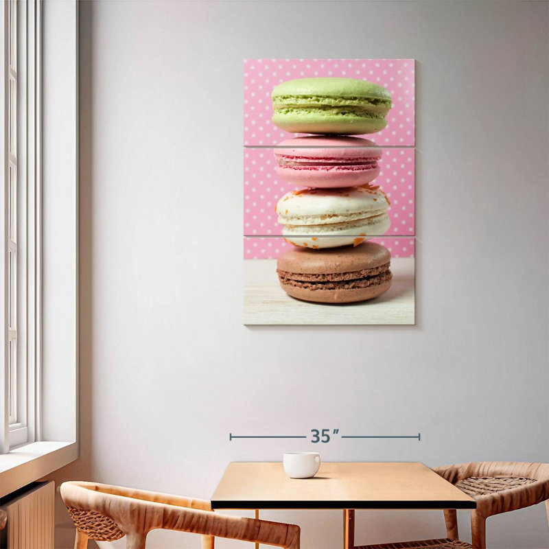 Yarlin Stacked Macarons, 57" H x 36" W