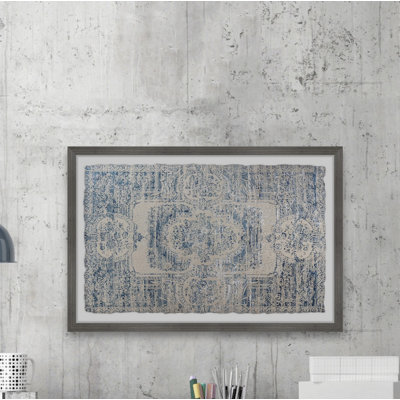 Blue Blurred Print - Single Picture Frame Print