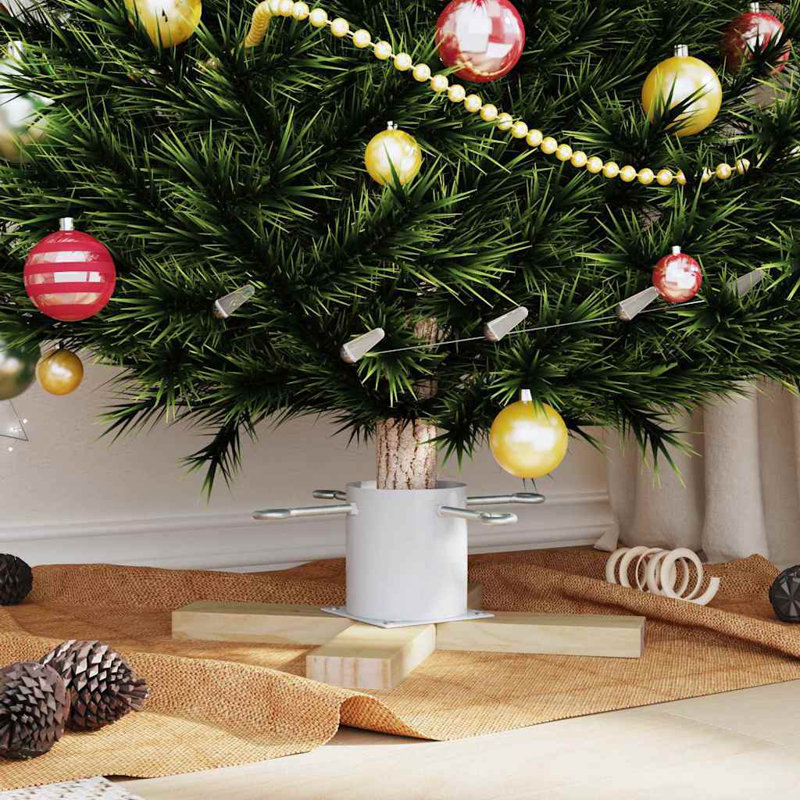 Solid Wood Artificial Tree Stand For Max. Tree Height Under 6 Ft.