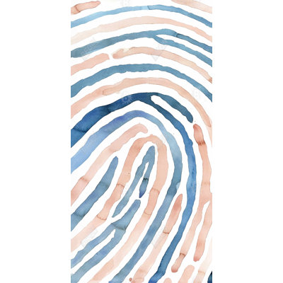Fingerprint - 15.75"x31.50" Desk mat