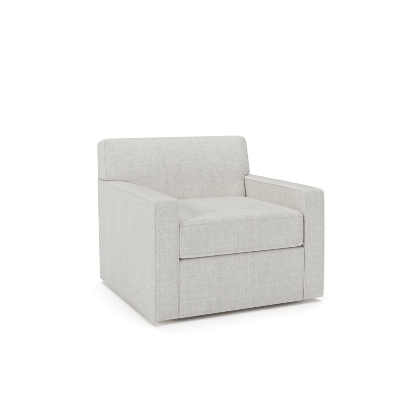 Chaise pivotante Francesca, Chenille texturée Monique Oyster