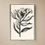 «Ink Flower I Cream» par Sara Zieve Miller - Impression sur toile-2081713832-2081713845
