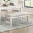Dining Bench Upholstered Seat Wooden Furniture 1Pc