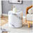 Versatile Cylindrical Table with Stylish Pattern for Multiple Interior Uses and Enhanced Durability