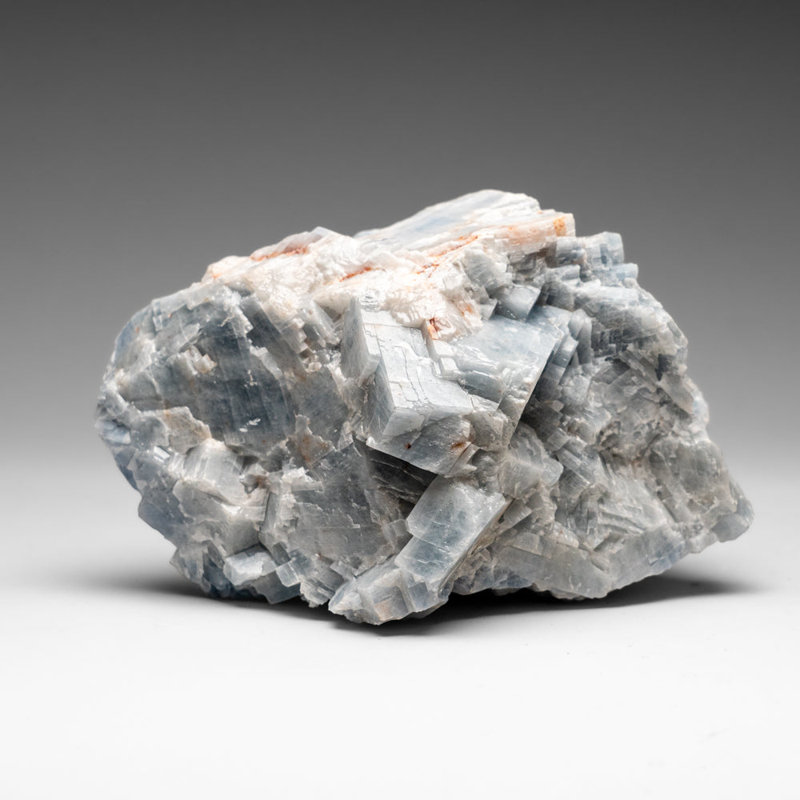 Grappe de cristal de calcite bleue du Mexique (3,4 lb)