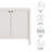 Emmeline 35" 2-Door Scalloped Sideboard Cabinet-106714524
