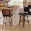 Tabouret de bar en similicuir-1510721691