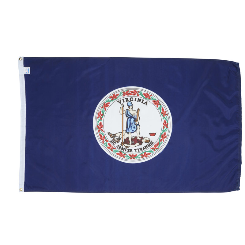 Drapeau de maison State, Virginie, H 36 po x l 60 po, Nylon