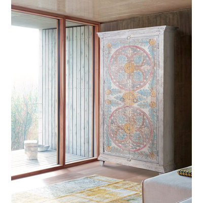 Amabel 2 Door Solid Wood Wardrobe