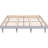 Queen Bed In Grey With Floating Platform - Built Quality Plywood And Rubberwood Color Frame Design Made Of