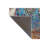 Blue Embroidered Traditional Modern Patterned Woven Base And Decorative Washable Carpet-688160013