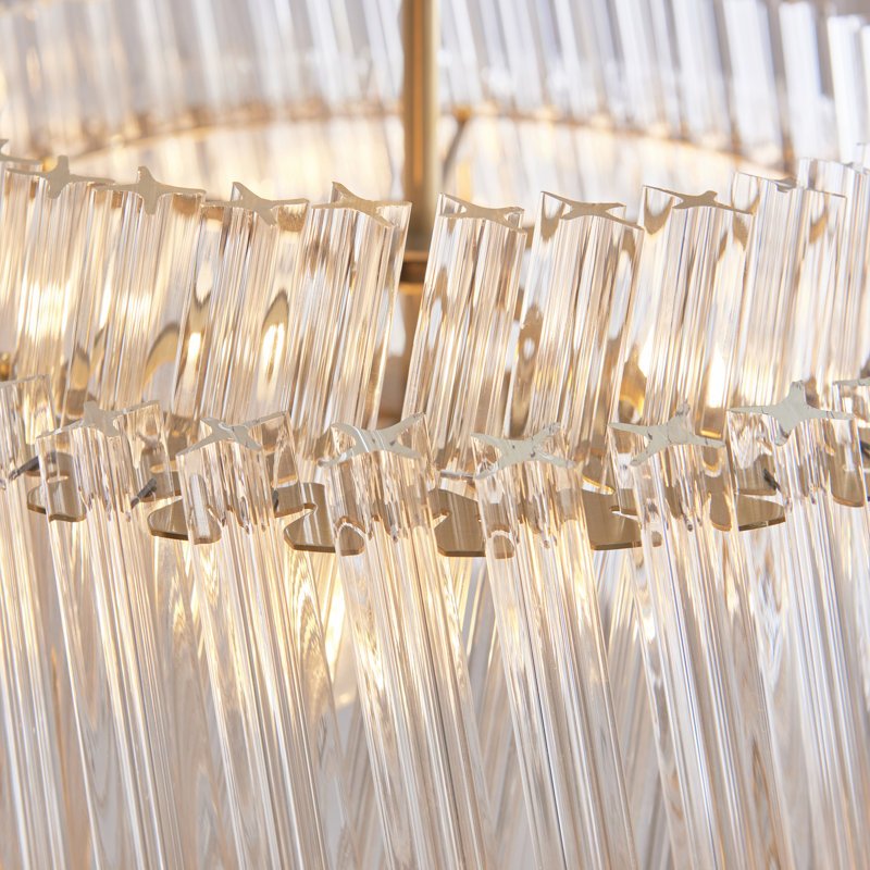 Chandelier, 32.5cm H x 37.5cm W x 37.5cm D, 3 Lights