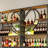 Iron side-guard wall-mounted wine rack-106959370-106959368