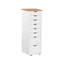 Genola Solid Wood 34cm W 8 - Drawer Chest of Drawers