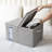 Large Fabric Box with Lid-155333150