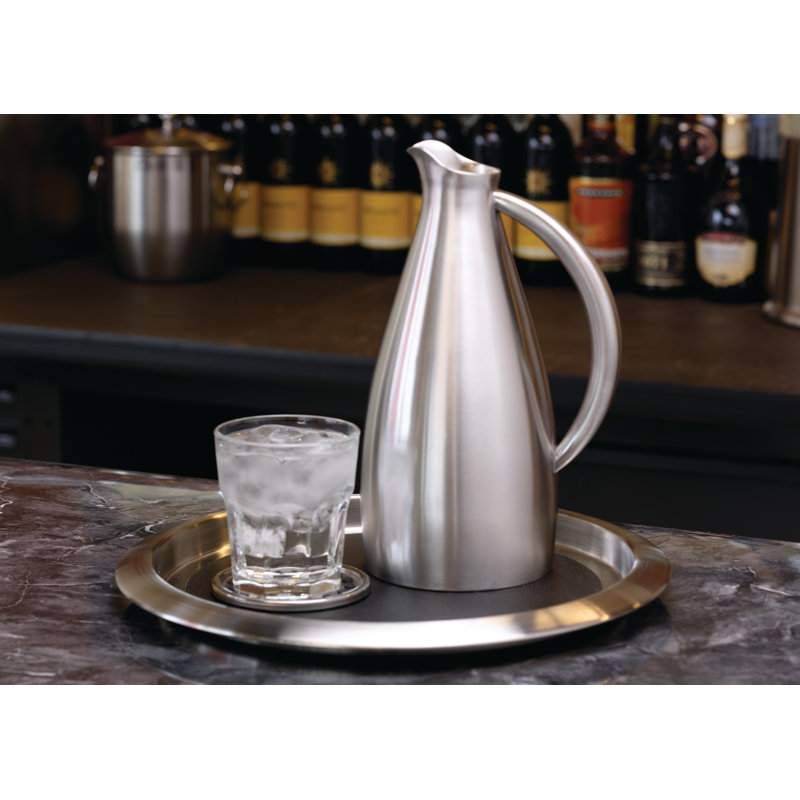 Stainless Steel Removable Insert Serving Tray, 1" H x 14" W x 14" L